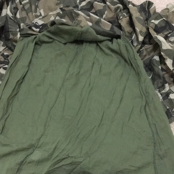 Tokyo Denegi | Tiered Boho Camo Floral Skirt - Picture 6 of 9